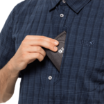 Night Blue Checks Short-Sleeved Button Up