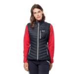 Graphite Windproof Quilted Gilet Women