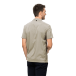 Dusty Grey Men'S Short-Sleeved Activewear Shirt