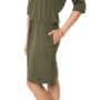 Delta Green Summer Dress Women