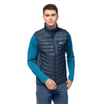 Thunder Blue Windproof Quilted Gilet Men
