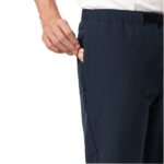 Night Blue Water-Repellent Leisure Trousers Men