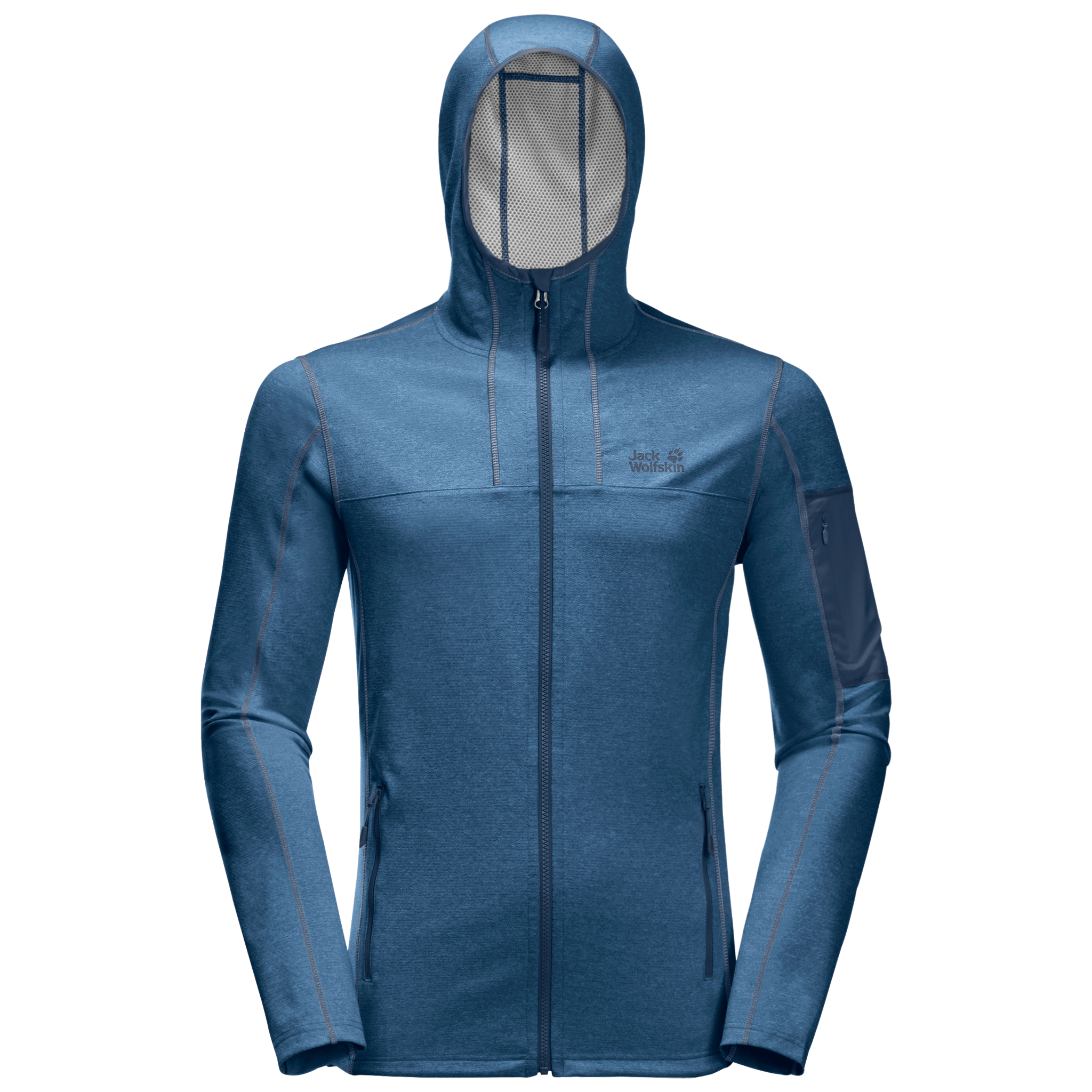 Indigo Blue Lightweight Hiking Fleece Jacket