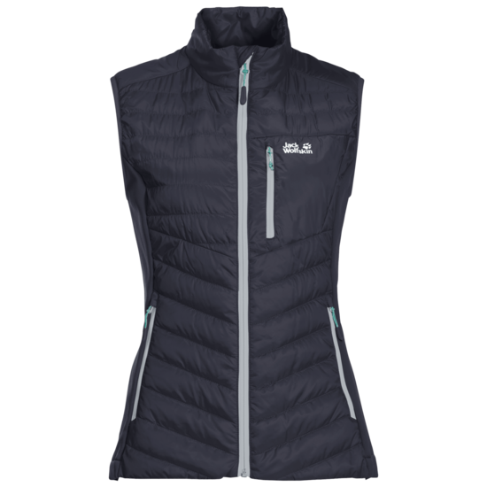 Graphite Windproof Quilted Gilet Women