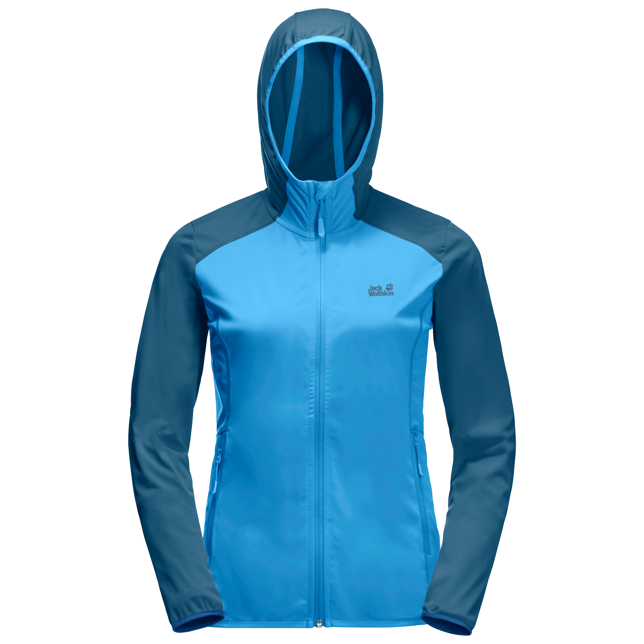 Misty Blue Lightweight Fleece Jacket Women