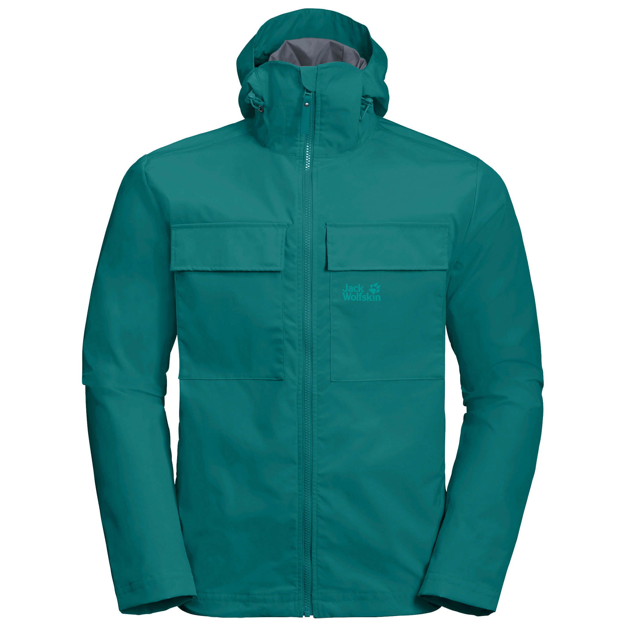 Emerald Green Windproof Summer Jacket Men