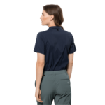 Night Blue Women'S Short-Sleeved Activewear Shirt