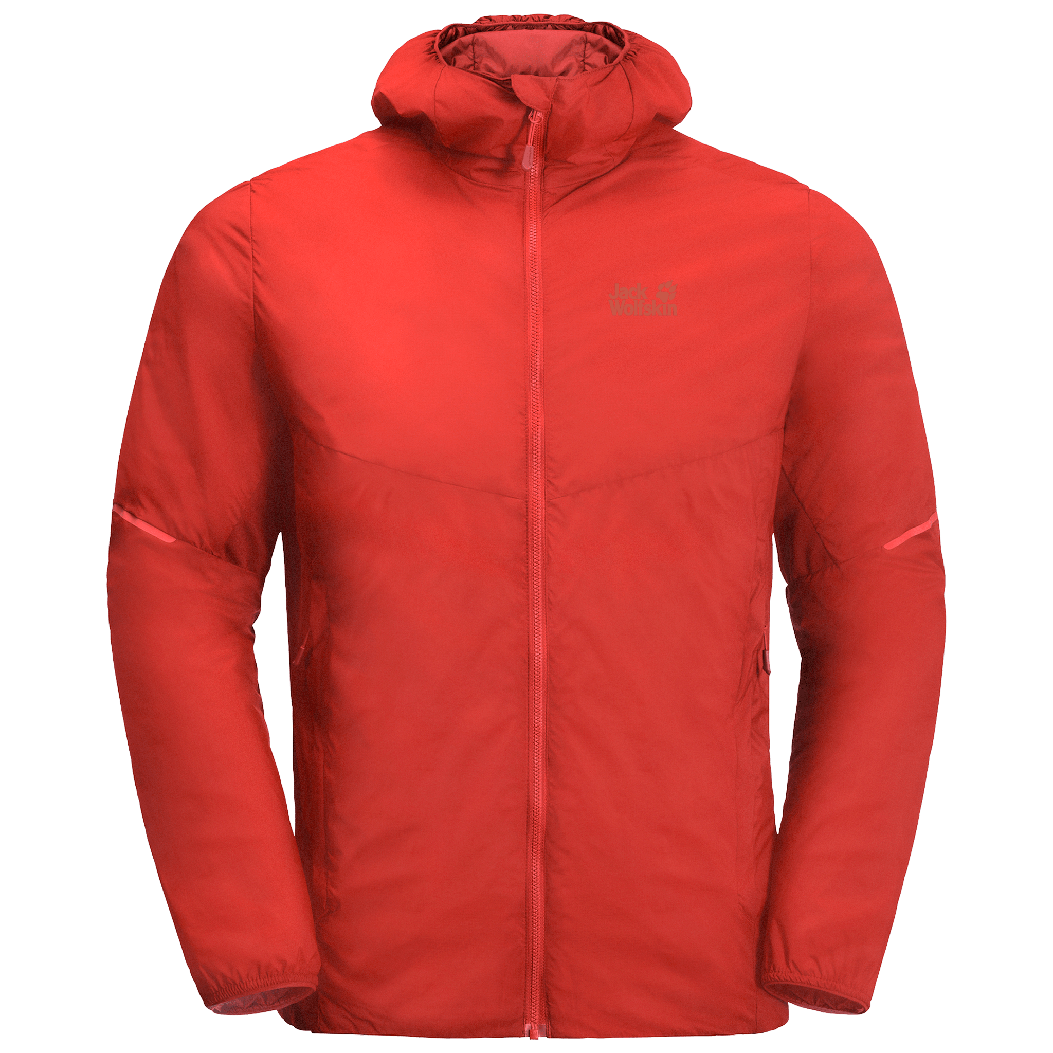 Lava Red Windproof Insulated Jacket Men