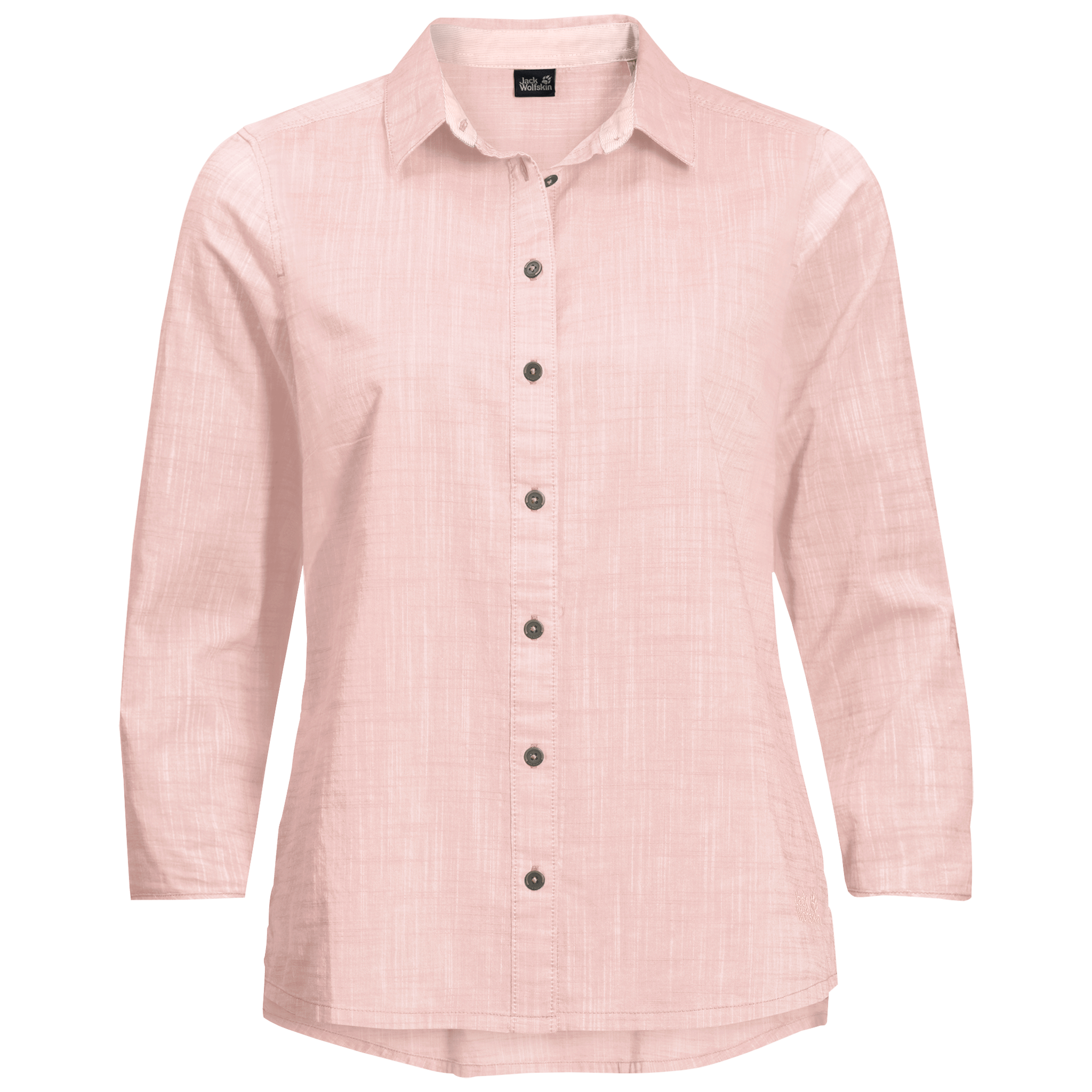 Blush Pink Long-Sleeved Organic Cotton Buttondown