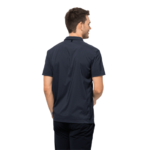 Night Blue Men'S Short-Sleeved Activewear Shirt
