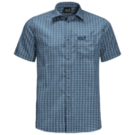 Night Blue Checks Functional Shirt Men