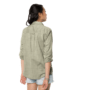 Khaki Long-Sleeved Organic Cotton Buttondown