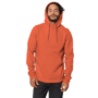 Saffron Orange Hooded Sweatshirt Men