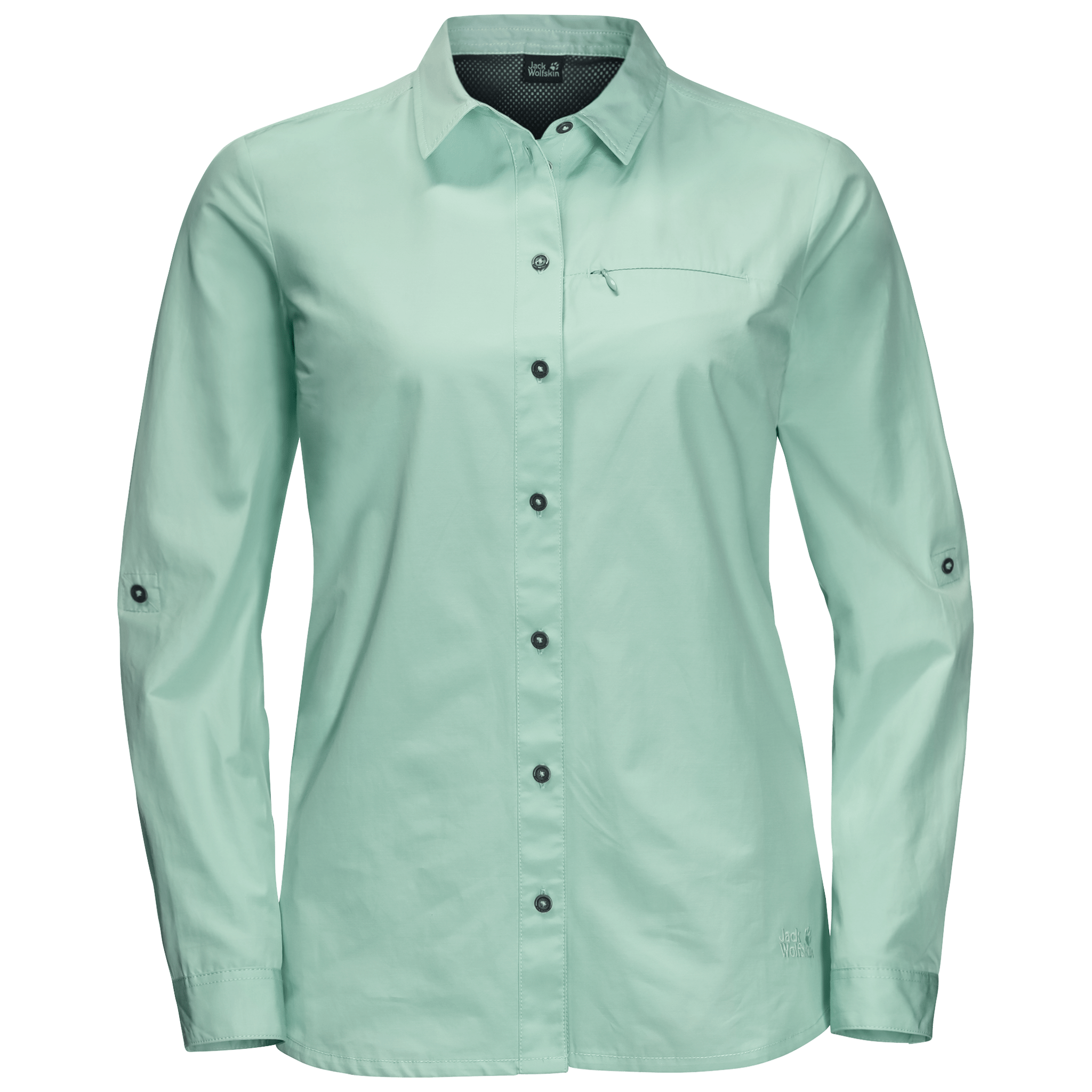 Light Jade Mosquito Protection Roll-Up Shirt