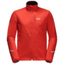 Lava Red Windproof Softshell Jacket Men
