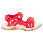 Red / Champagne Kids Sandals