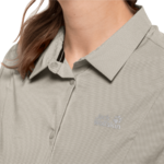 Dusty Grey Women'S Short-Sleeved Activewear Shirt