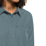 Teal Grey Women'S Mosquito-Repellent Shirt