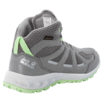 Dark Grey / Light Green Waterproof Hiking Shoes Women