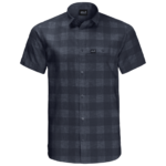 Night Blue Checks Organic Cotton T-Shirt Men