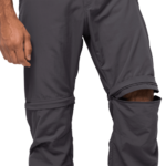 Asphalt Men'S Uv Protection Zip-Off Trousers