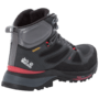 Black / Red Womens Waterproof Hiking Shoes