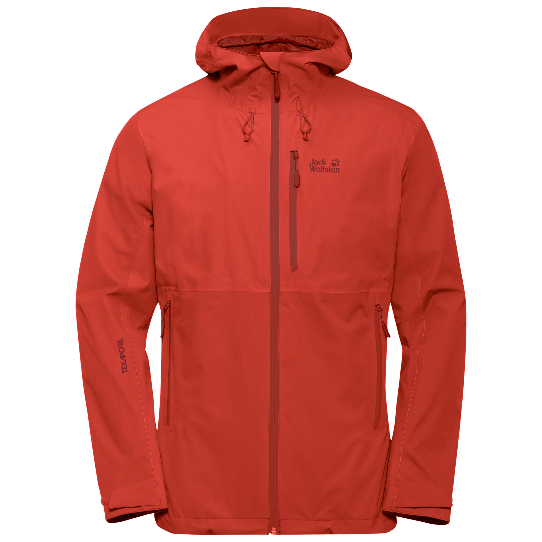 Lava Red Waterproof Hiking Jacket