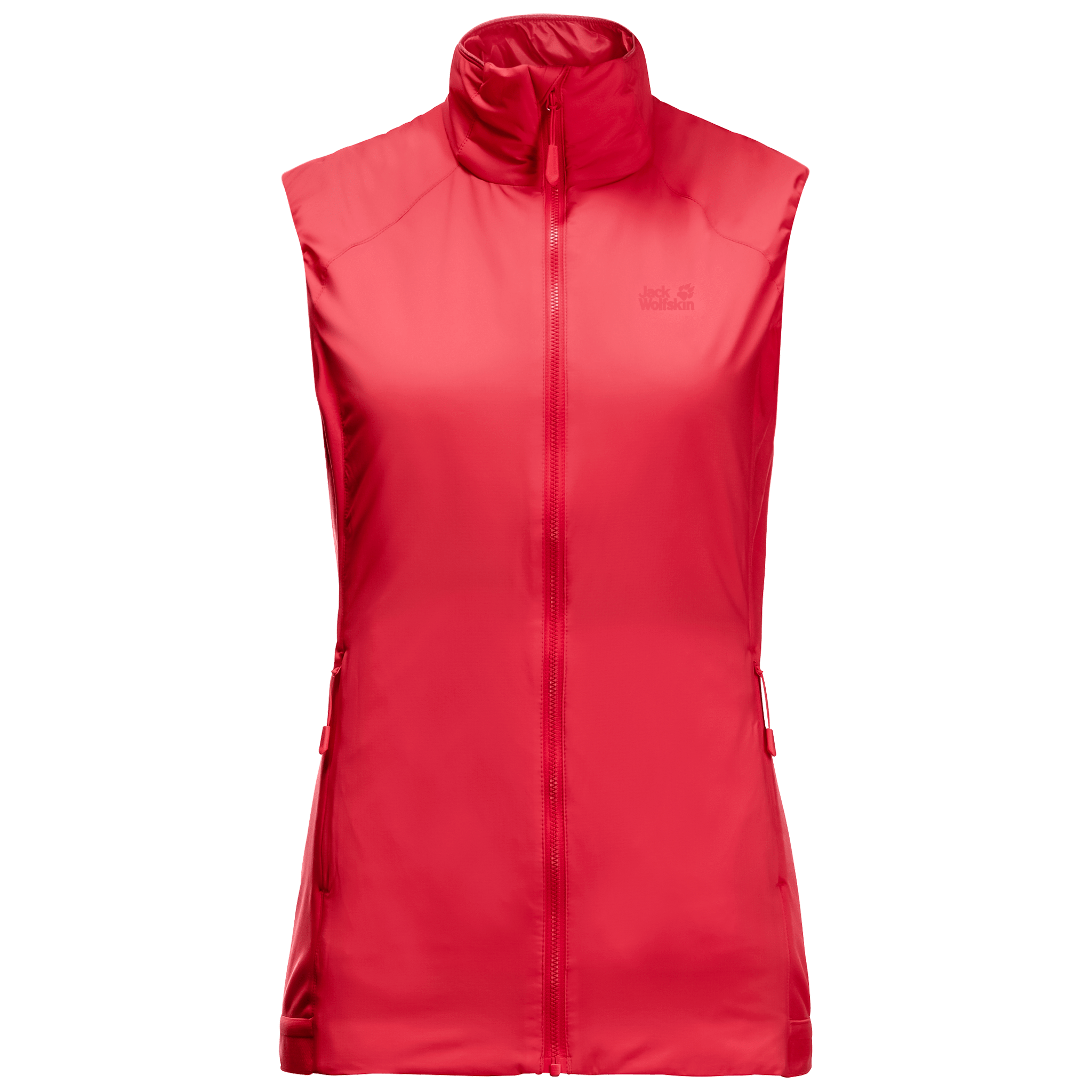 Tulip Red Windproof Insulated Vest Women