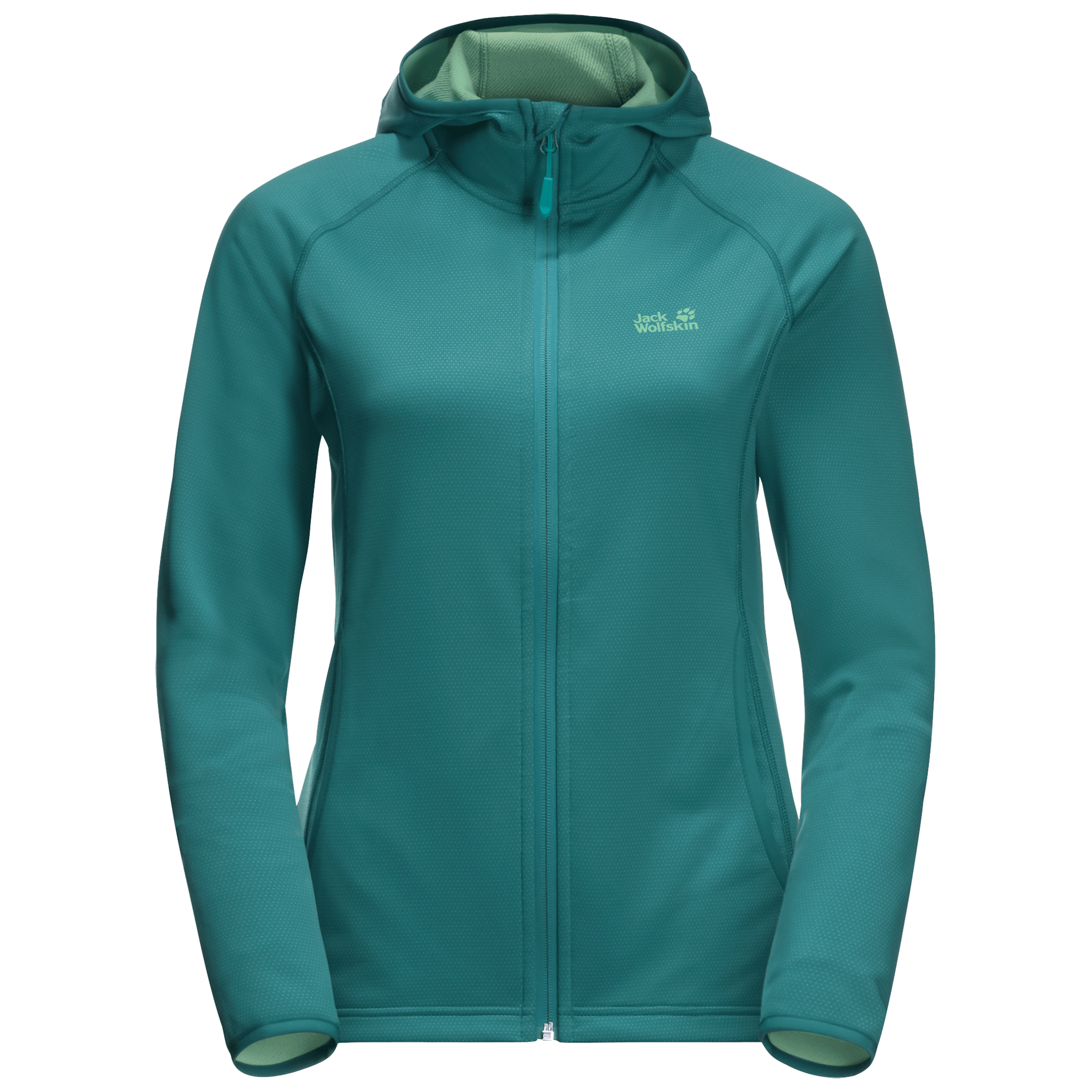 Emerald Green Womens Fleece Jacket