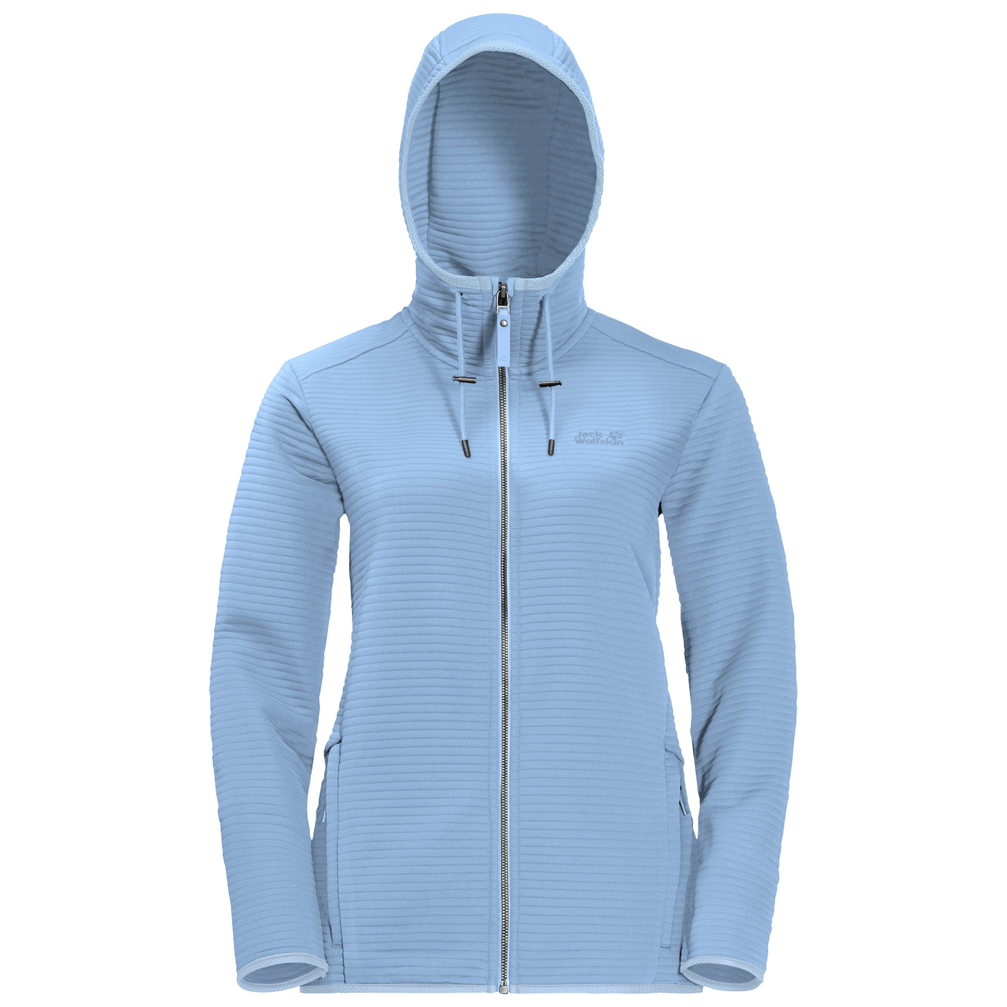 Ice Blue Lightweight Travel Fleece Jacket