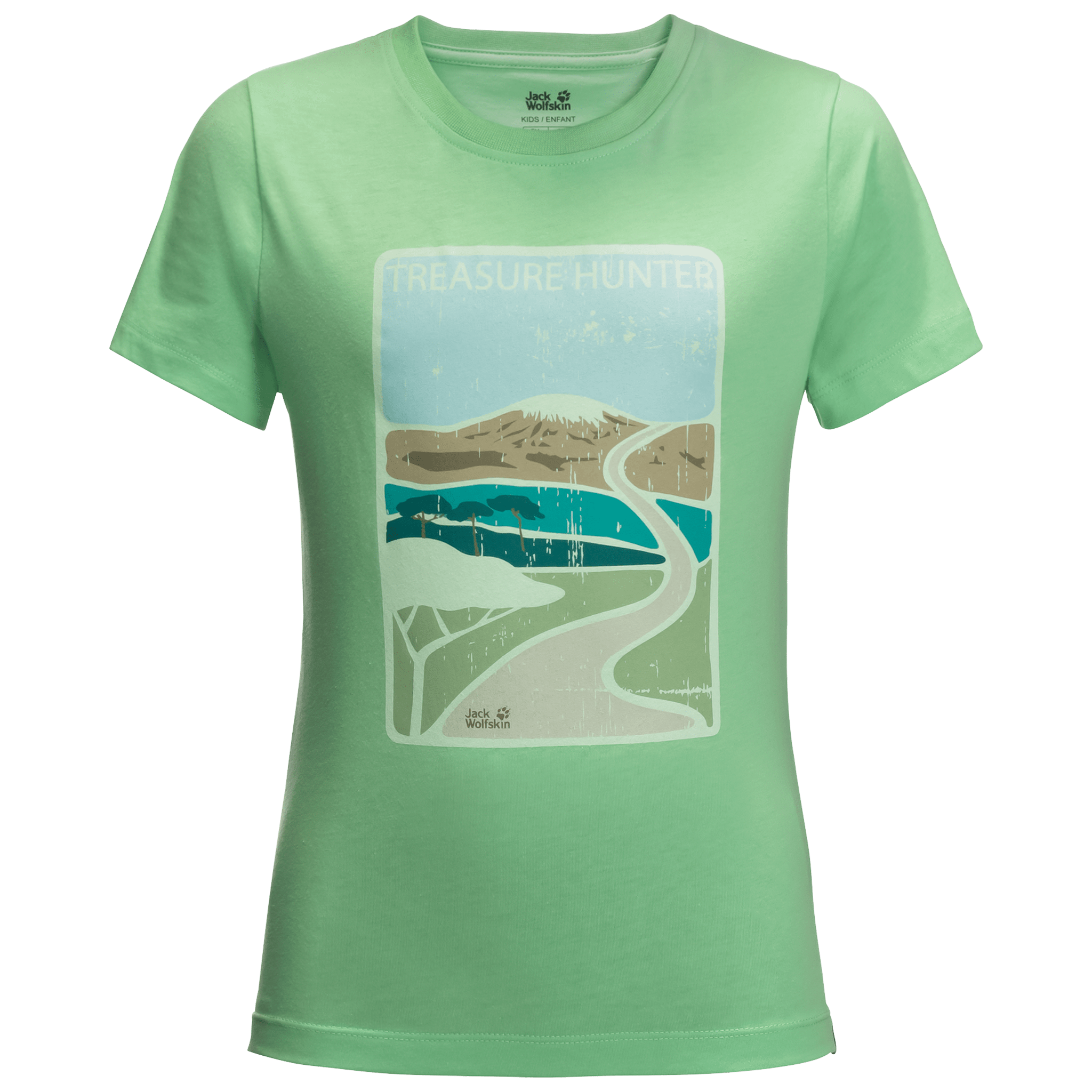 Spring Green Kids' Treasure Hunter T-Shirt