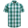 Emerald Green Checks Organic Cotton T-Shirt Men
