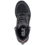 Black / Red Womens Waterproof Hiking Shoes