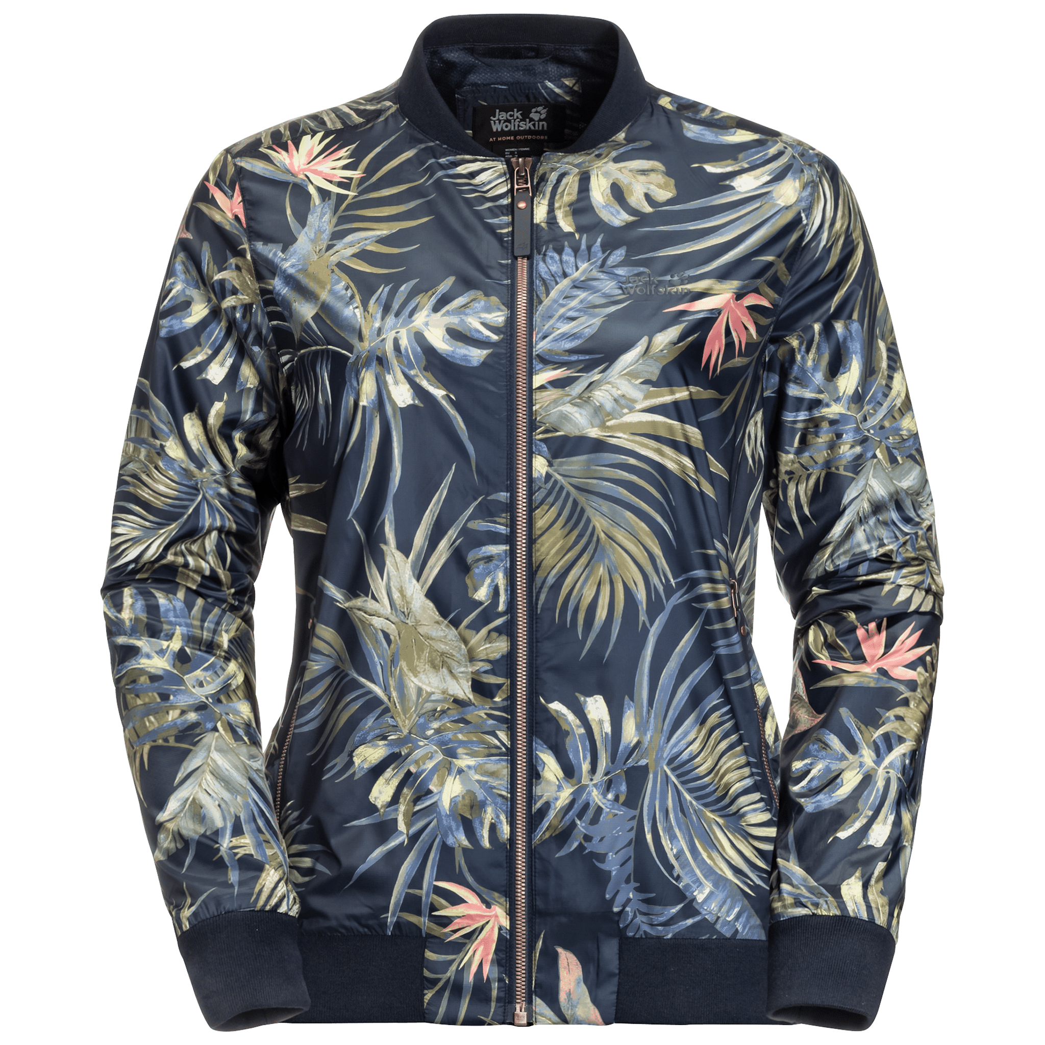 Midnight Blue All Over Windproof Blouse Jacket Women