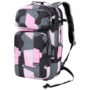 Pink Geo Block Laptop Backpack