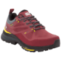 Burgundy / Lemon Womens Waterproof Hiking Shoes