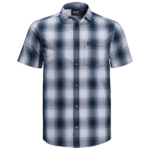 Night Blue Checks Organic Cotton T-Shirt Men