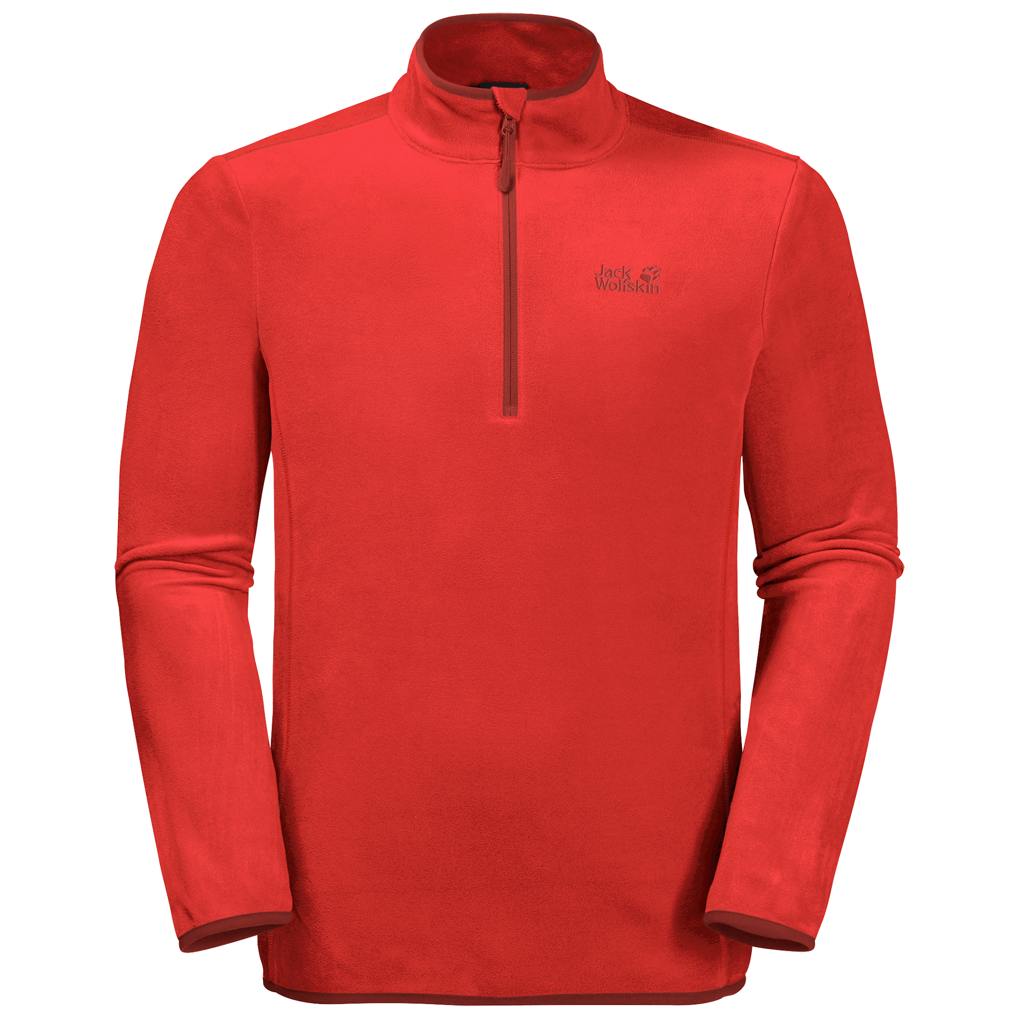 Lava Red Fleece Sweatshirt Men