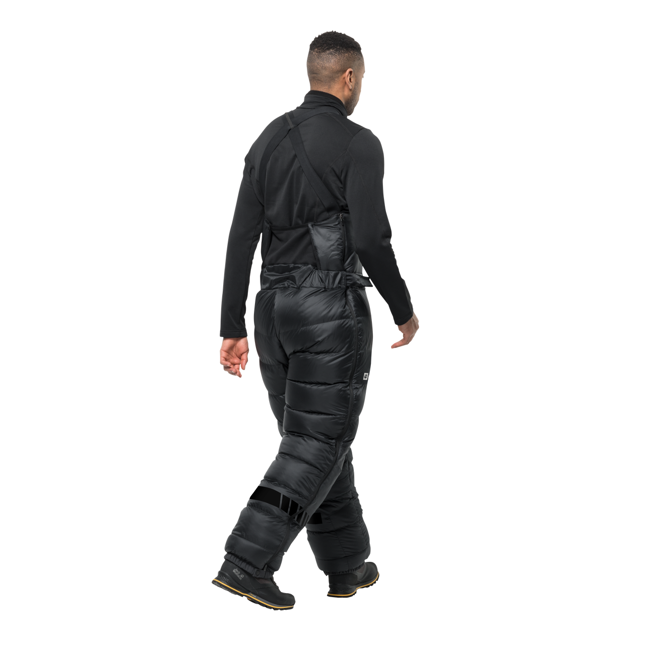 Black Padded Trousers