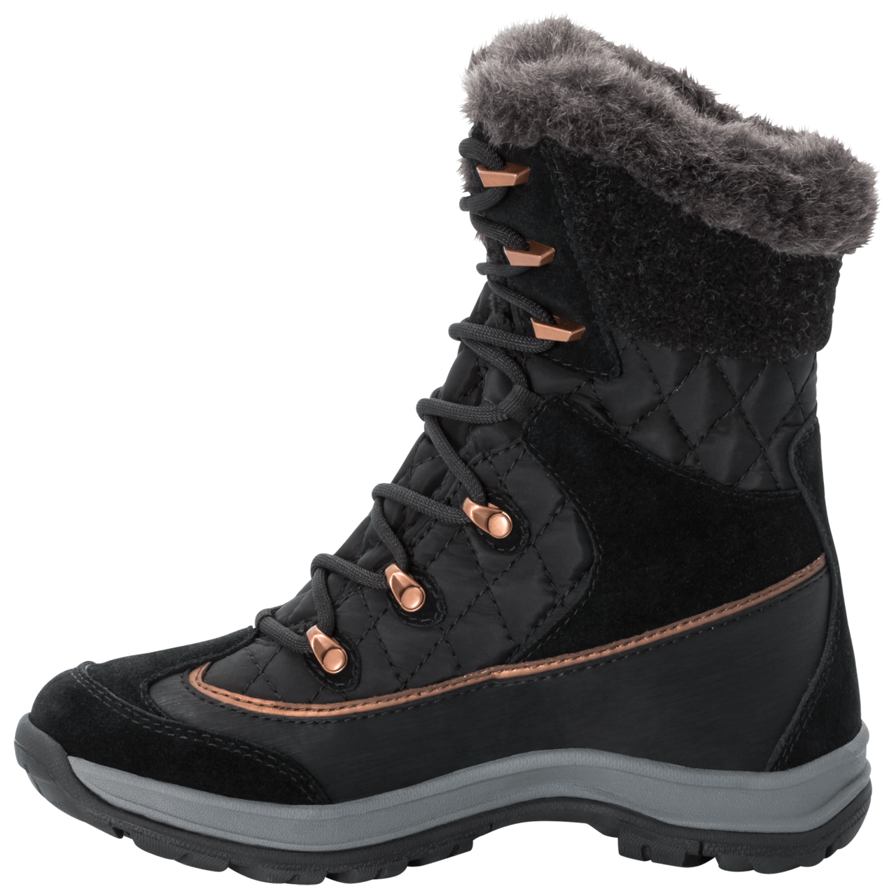 売れ筋商品 Texapore Aspen スポーツ用品 ジャックウルフスキン Wolfskin Jack High Grey Black Dark Boots Winter Tzq 510c144aj
