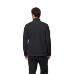 Black Warm, Half-Zip Fleece Pullover Made Of Recycled Polyester