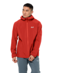 Lava Red Ultralight And Packable Jacket Men