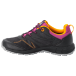 Black / Purple Kids Waterproof Hiking Shoes