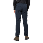 Night Blue Wind Resistant And Water Repellent, Very Breathable Softshell Trousers With Light Thermal Lining