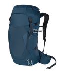 Dark Sea Hiking Pack With Advanced Back Ventilation For Multi-Day Hikes In Warm Regions, Made From Recycled Materials.