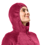 Cranberry Hybrid Fleece Jacket