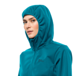 Freshwater Blue Women'S Softshell Jacket