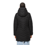 Black Windproof Coat