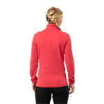 Vibrant Red Women'S Fleece Jacket
