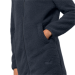 Night Blue Fleece Coat Women